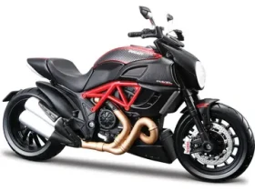 Maisto Ducati Diavel Carbon červená