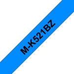 Brother M-K521 / Kazeta s páskou / Nelaminovaná / Modrá/Čierna / 9 mm / 8 m (MK521BZ)