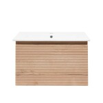 Kúpeľňová skrinka s umývadlom Naturel Savona 78x43x44, 8 cm dub halifax mat SAVONA80DH SAVONA80DH