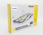 Mamido Mamido Magnetická stavebnica pretekárska dráha s elektrickým autíčkom 213 dielikov MT1472