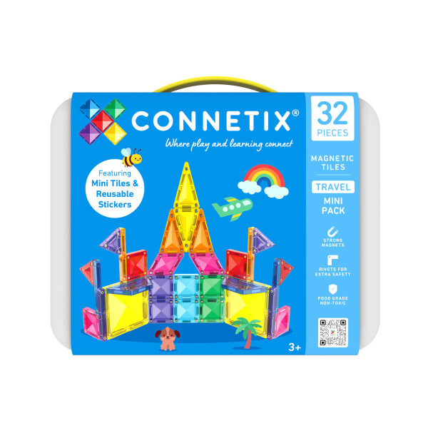 Connetix Connetix Tiles - Magnetická Stavebnica Cestovná sada 32 ks