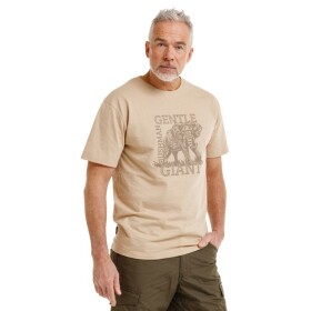 Bushman Pánske tričko Kay, pieskovo hnedé XXL