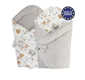 Bomimi Rýchlozavinovačka obojstranná minky zvieratká, béžová (BO2207BEI010)