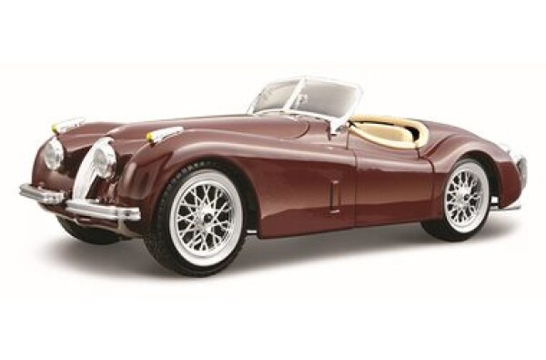 Bburago Jaguar XK 120 Roadster 1951 červená