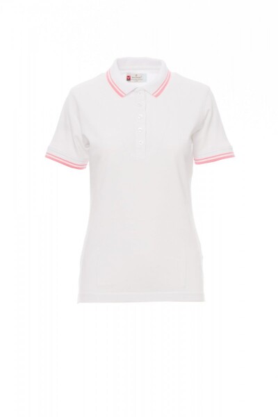 Dámska polokošeľa Payper SKIPPER Farba: Biela/ Fuchsiová Neon, Veľkosť: XL (001027002100012XL)