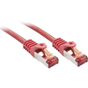 LINDY 47365 RJ45 sieťové káble, prepojovacie káble CAT 6 S/FTP 3.00 m červená tienený 1 ks; 47365