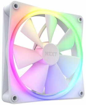 NZXT F140RGB biela / 140mm / FDB / 20 - 32.5 dB amp; 500-1800 RPM / 89.48 CFM / 4-pin PWM + 4-pin NZXR RGB (RF-R14SF-W1)