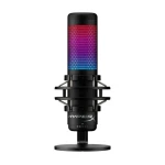 HyperX QuadCast S USB čierna / stolný mikrofón / RGB podsvietenie / anti-vibračný držiak (4P5P7AA)