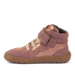 Dievčenské celoročné členkové barefoot topánky TEX GO PINK/GOLD Froddo G3110265-6 - 25