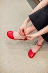 Shapen Poppy II Cherry Wide barefoot lodičky 40 EUR