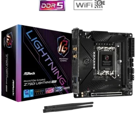 ASRock Z790I LIGHTNING WIFI / Z790 / LGA 1700 / 2x DDR5 / PCIEx16 / 1x 2.5GLAN / mITX (90-MXBKA0-A0UAYZ)