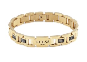 Guess Štýlový pozlátený náramok Frontiers JUMB01342JWYGBKT/U