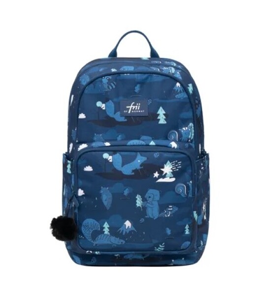 Ergonomický školský plecniak Frii of Norway Active 22l Dark Blue Forest EUR