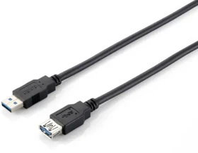 Equip USB 3.0 predlžovací kábel AA čierna / Predlžovací kábel / USB-A(M) - USB-A(F) / 5 Gbps / 3 m (128399)