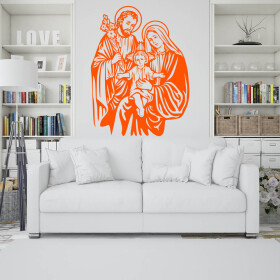 Veselá Stena Samolepka Ježiško Farba: oranžová, Veľkosť: 60 x 45 cm