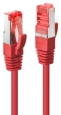 Lindy Cat6 S/FTP 7,5m červená / Patch kábel / RJ45-RJ45 / 250 MHz (47737)