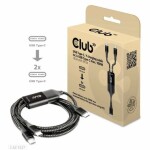 CLUB3D CAC-1527 nabíjací kábel USB-C na 2x USB-C M/M čierna 1.83m / 100W (CAC-1527)