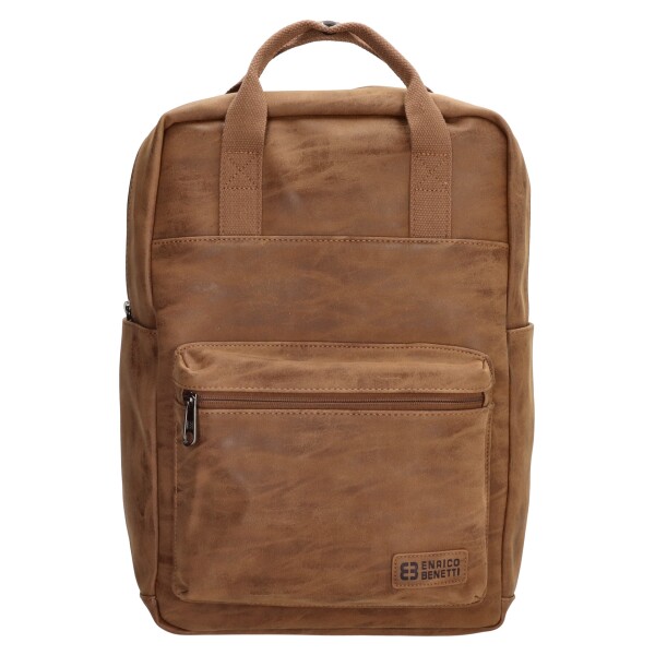 Batoh na notebook Enrico Benetti Rotterdam Notebook Backpack 13" Camel