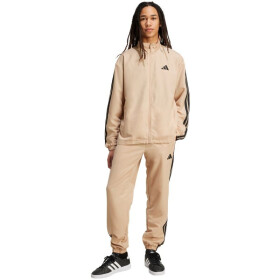 Pánske tepláky adidas Sportswear Basic 3-Stripes Woven Tracksuit Beige JX3149 XL