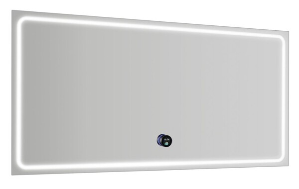 SAPHO - GEMINI zrkadlo s LED osvetlením 120x60cm, chytré funkcie GM120K