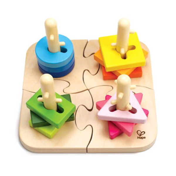 Hape Kreatívne drevené puzzle