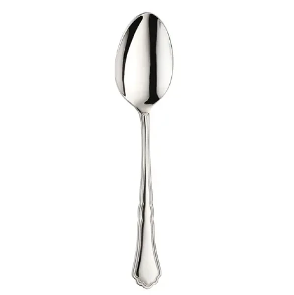 PINTI Inox Dezertná lyžička Settecento strieborná / Príbor / Nerezová oceľ / 17 cm (20500004)