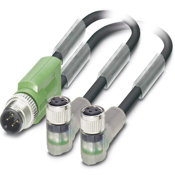 Sensor/Actuator cable SAC-3P-M12Y/2X3,0-PUR/M 8FR-2L 1671441 Phoenix Contact; 1671441