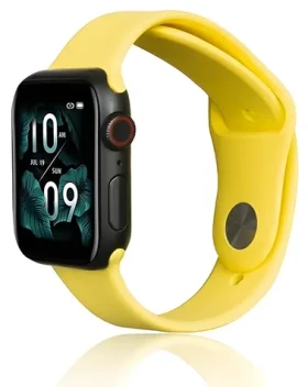 Beline Silicone Collection žltý / Remienok pre Apple Watch / Silikónový / 38/40/41 mm