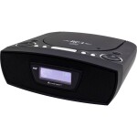 Soundmaster URD480SW rádiobudík FM AUX, CD, USB čierna; URD480SW