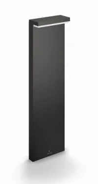 Philips Bustan 9W šedá / LED vonkajšie stĺpové svietidlo / 1000LM / 2700K / IP44 (8718696158906)