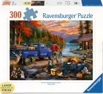 Ravensburger Puzzle Západ slnka pri jazere