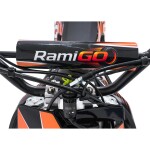 Mamido Detská benzínová motorka RamiGO ULTRA 66 125CC oranžová