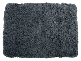 MSV MICROFIBER tmavo šedá / Kúpeľňová predložka / 50 x 70 cm / mikrovlákno / protišmyková