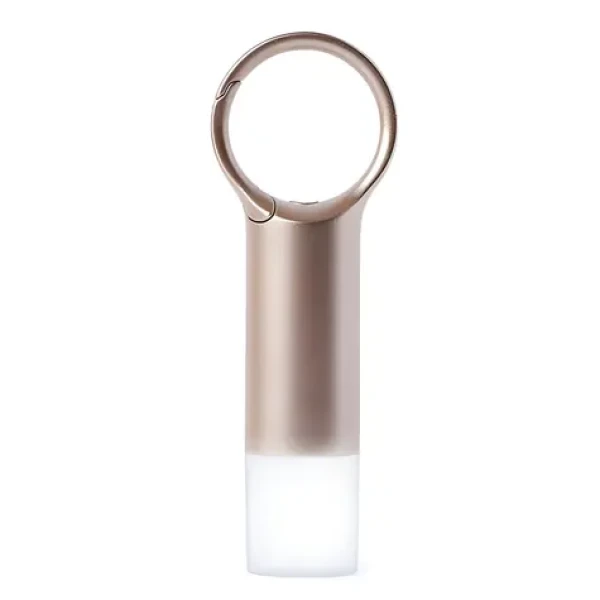 Lexon Nomaday Flash LL137D zlatá / LED kľúčenka / IPX4 / USB-C (LL137D)