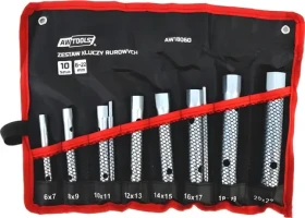 AWTools Kľúče rúrkové sada 10 ks / Sada kľúčov / 6-22 mm / 10 ks (AW18060)