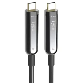 PremiumCord Optický AOC video kábel USB-C 10 m / Video kábel / USB-C / 4K 60Hz / optické vlákno (8592220027278)