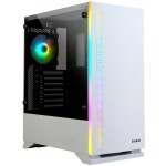 Zalman S5 WHITE biela / ATX/mATX/Mini-ITX / USB 3.0 + 2x USB 2.0 / 1x120mm + 1x120mm RGB / bez zdroja / priehľadná bočnica (S5 WHITE)