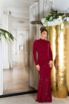 Sexy Red-Carpet KouCla Neck Evening Gown WOW! blackgold S