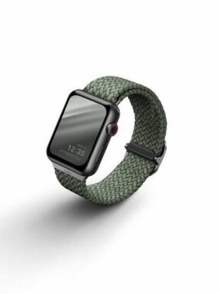 Uniq Aspen Braided remienok pre Apple Watch 44 amp; 42mm - CYPRESS GREEN (zelená) (8886463676400)