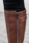Shapen Glam Brown New Leather barefoot čižmy 40 EUR