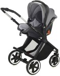 JANÉ Kočík kombinovaný 3v1 Crosslight Pro + Micro Pro 2 + Koos Isize autosedačka Dim Grey