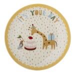 Bloomingville Keramický tanier Celebrate Yellow Ø 16 cm