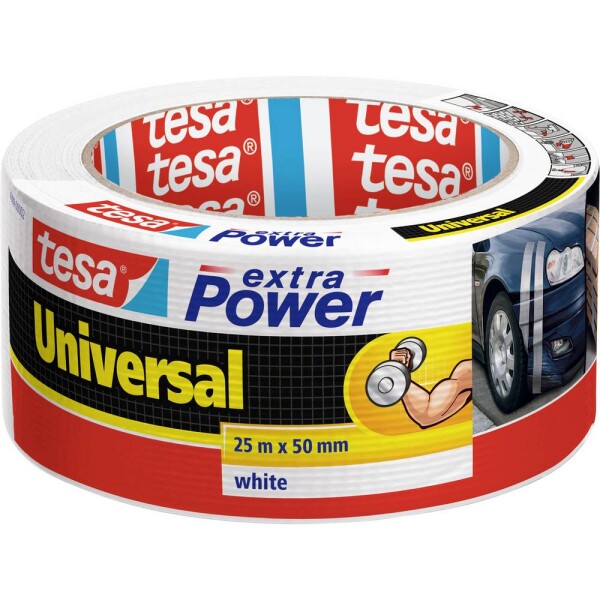 Tesa UNIVERSAL 56388-00002-05 páska so skleným vláknom tesa® Extra Power biela (d x š) 25 m x 50 mm 1 ks; 56388-00002-05