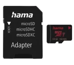 HAMA microSDXC 128 GB + adaptér / Pamäťová karta / Class 10 / UHS-I U3 / 80 MB/s