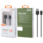 ALIGATOR kábel USB-C s predĺženým konektorom / 2A / 1m (DKAC82BK)