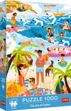Trefl Puzzle Premium PLUS Art of Colour: V horúcom lete