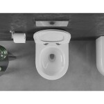 MEXEN/S - Sofia Závesná WC misa Rimless Tornado vrátane sedátka s slow slim, duroplast, biela lesk 30540100T