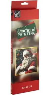 CRAFT ID Diamantové maľovanie Santa 30x40cm