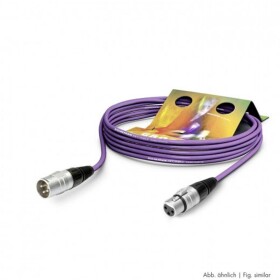 Sommer Cable SGHN-0300-VI XLR prepojovací kábel [1x XLR zásuvka 3pólová - 1x XLR zástrčka 3pólová] 3.00 m fialová; SGHN-0300-VI