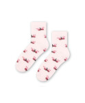 Ponožky Steven art.099 Vybrané vzory 35-40 melanžově šedá 35-37